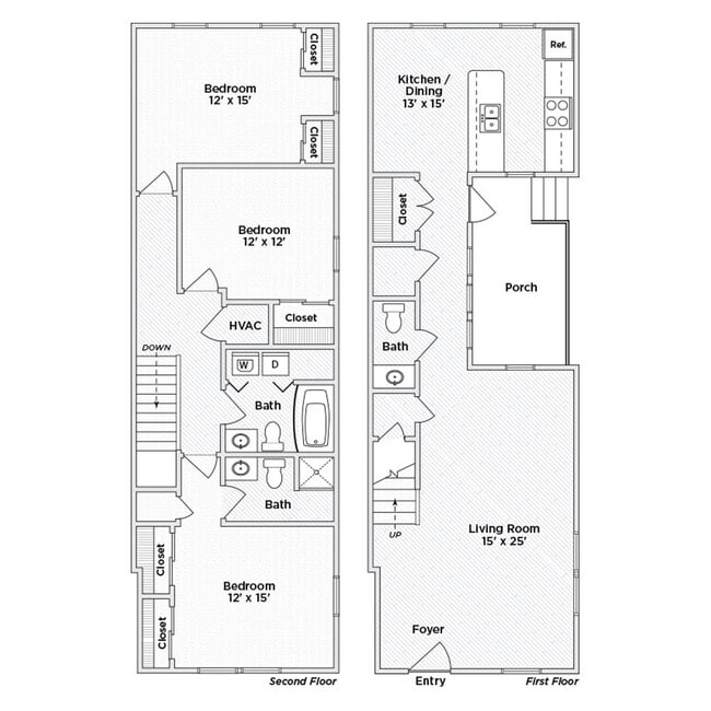 Floorplan - New Village Homes & Whitney Young Townhomes