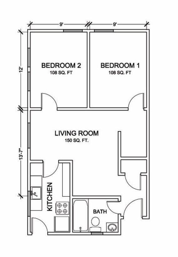 Floorplan - 2620 Hillegass Ave.