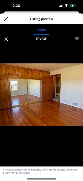 Hallway has two linen closets and a cleaning supply closet. - 501 W Grandview Ave