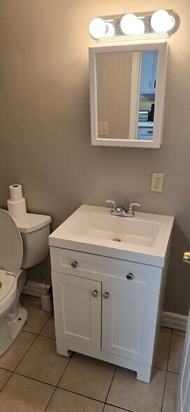 New vanity - 427 Taylor Ave