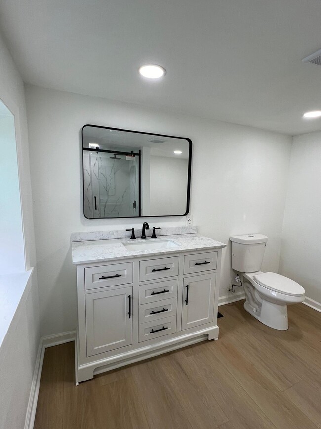 Fully remodeled restroom - 212 Wall St