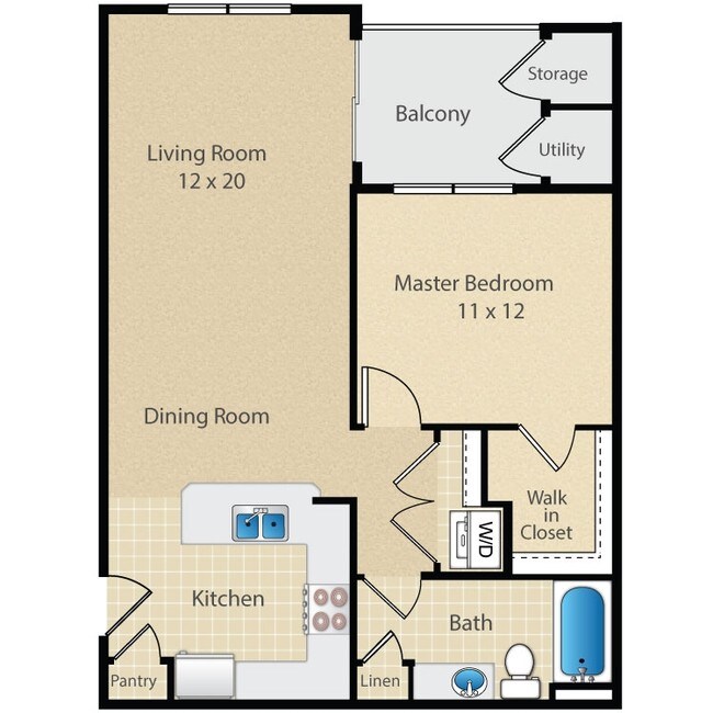 Floorplan - Arterra Place Apartments