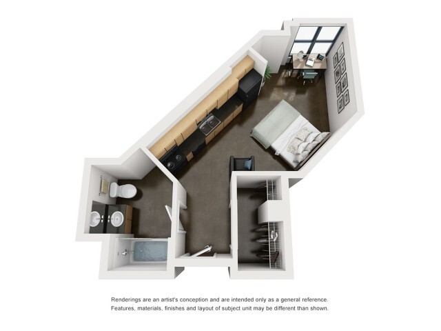 Franklin 3D Floorplan - Tailor Lofts