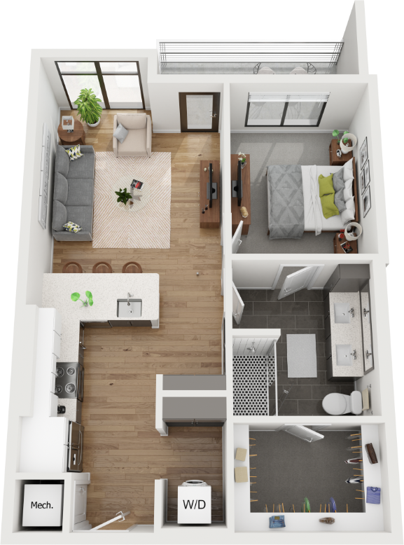 Floorplan - Deca Apartments