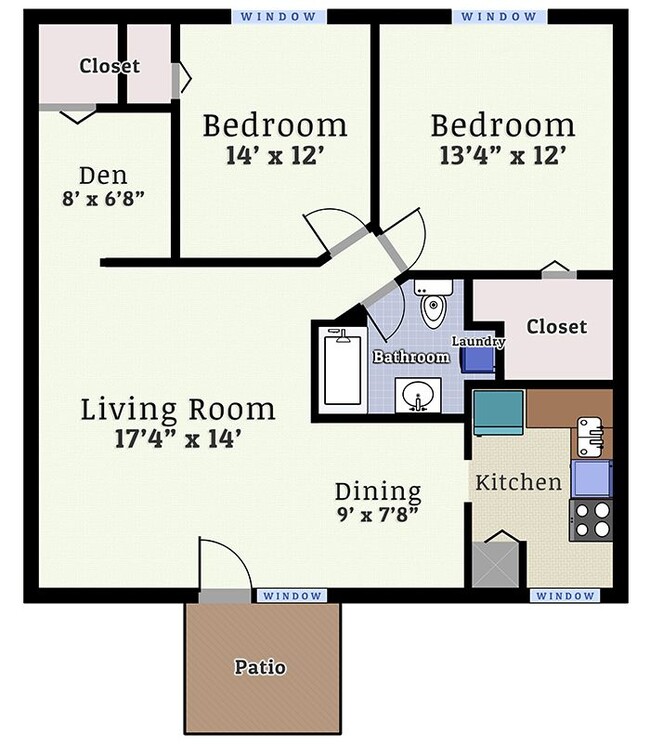 Valley High 2 Bedroom + Den - Valley High