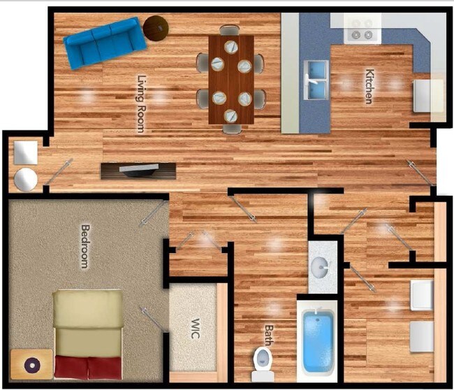 1BR/1BA - The Residences at Washington Street