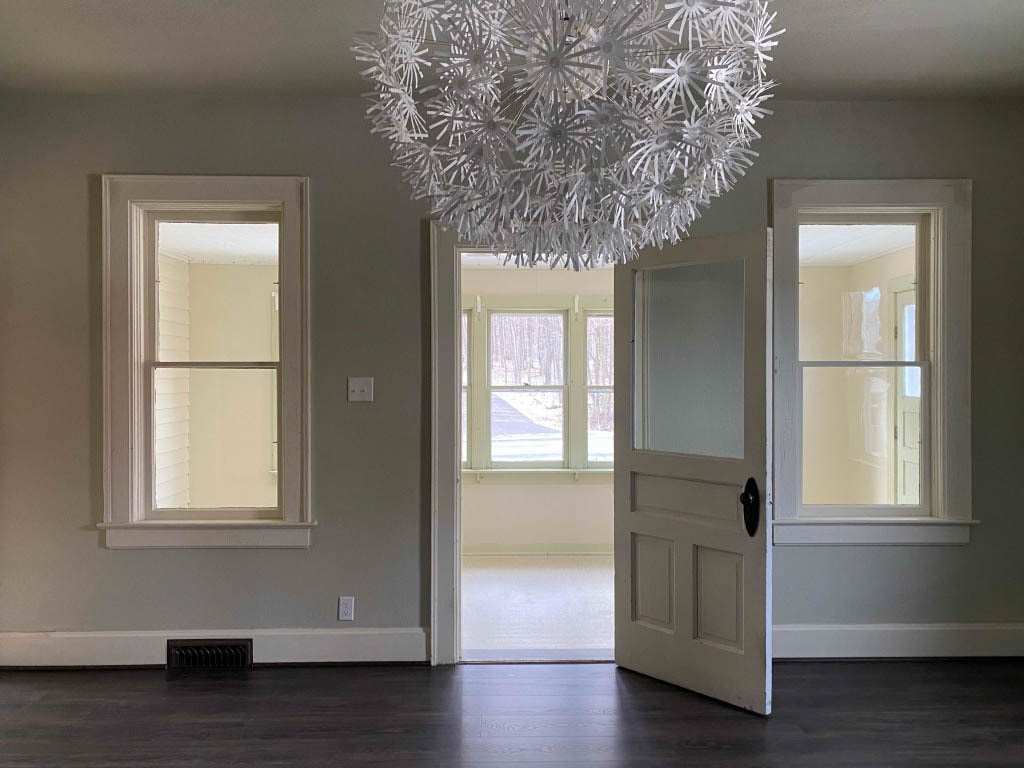 Dining room looking into sun porch - 1137 S Union Rd