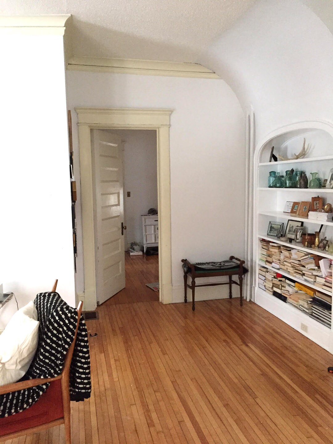 Built-in Bookcase living Room - 2446 Grand Ave South #2