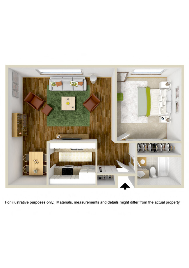 Floorplan - Coliseum Apartments