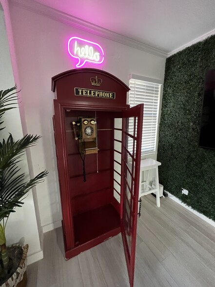 Custom Phone Booth with working Landline - 1328 SW 21st Ter