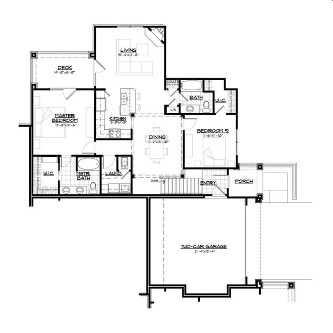 2BR/2BA - Mansions at Canyon Creek