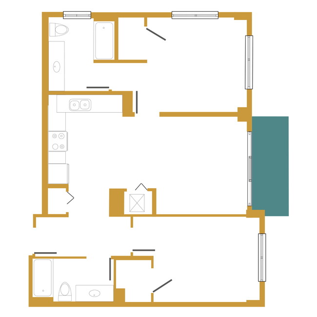 Floorplan - Eclipse West Apartments