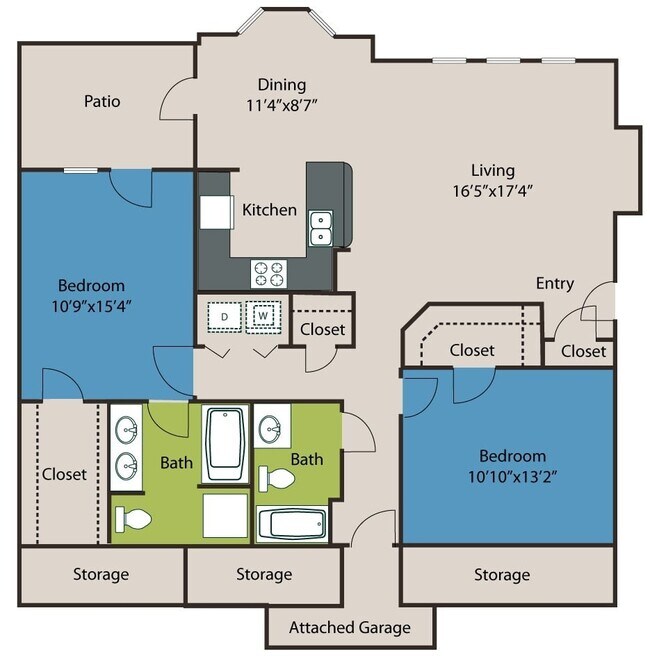 Floorplan - Joule on Memorial