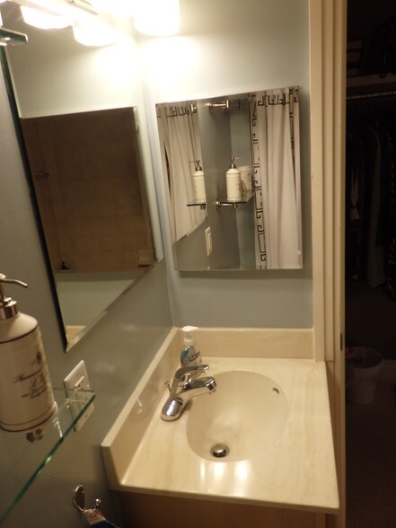 Recessed medicine cabinet and mirror - 800 4th St SW