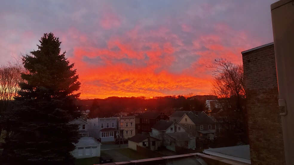 Sunrise from 3rd Floor Kitchen Window - 11 Riverside Avenue