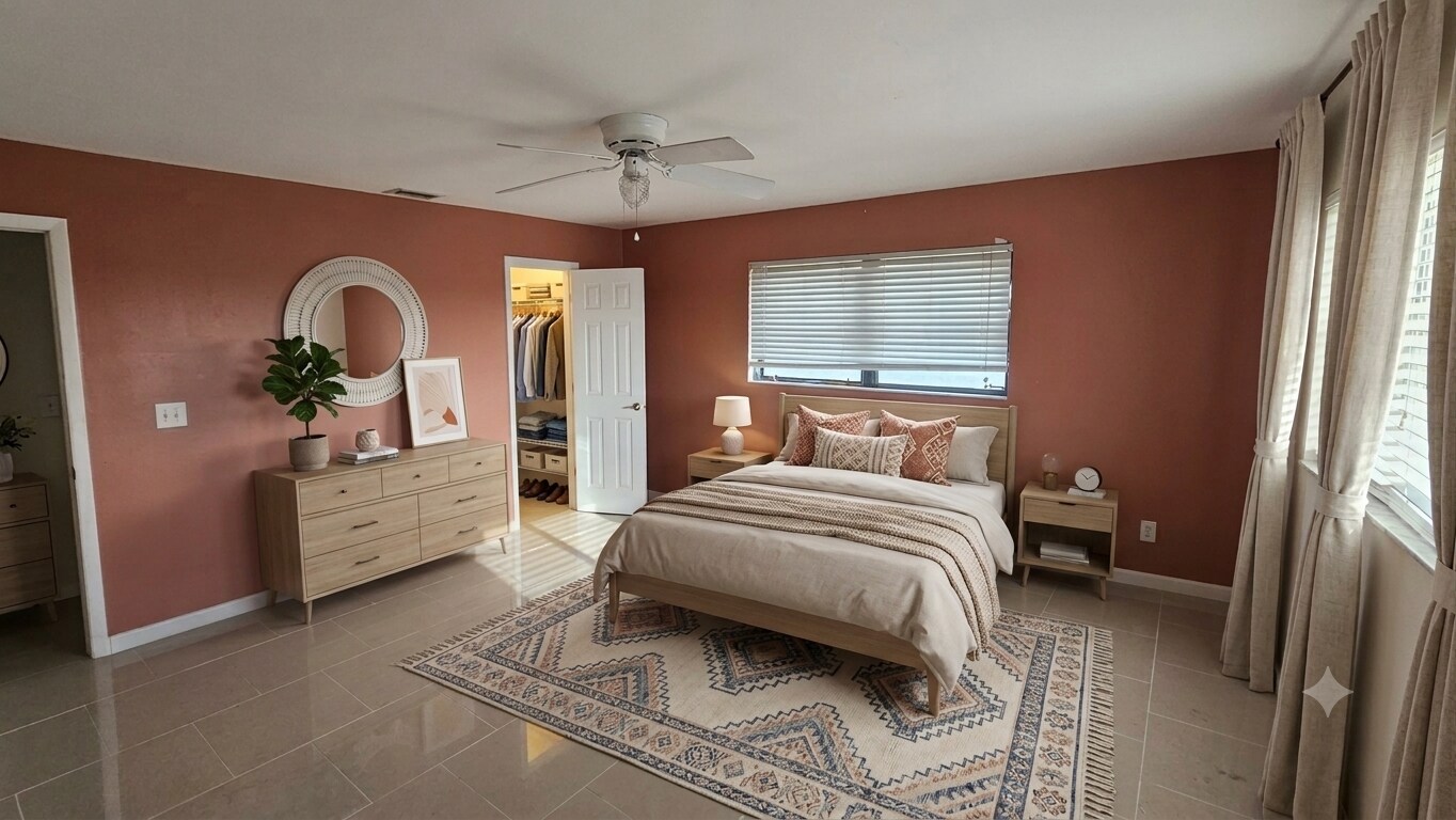 Master Bedroom *This Photo is Virtually Staged* - 1124 SE 6th Ave