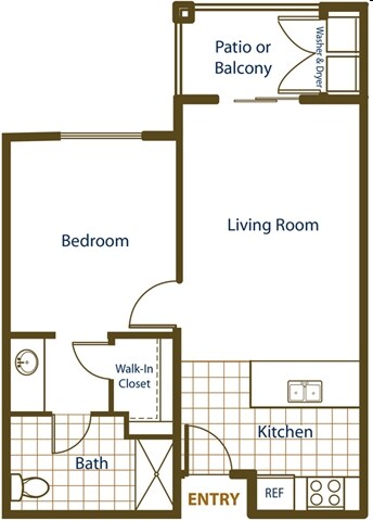 1BR/1BA - the Villas a 55+ community