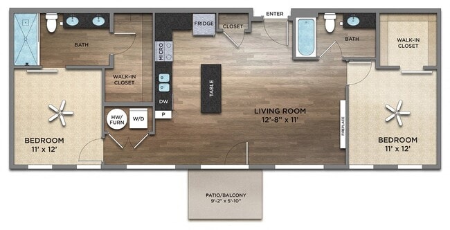 Floorplan - Century Baxter Ave