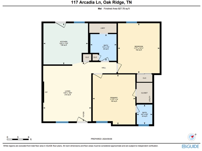 Floor Plan - 117 Arcadia Ln