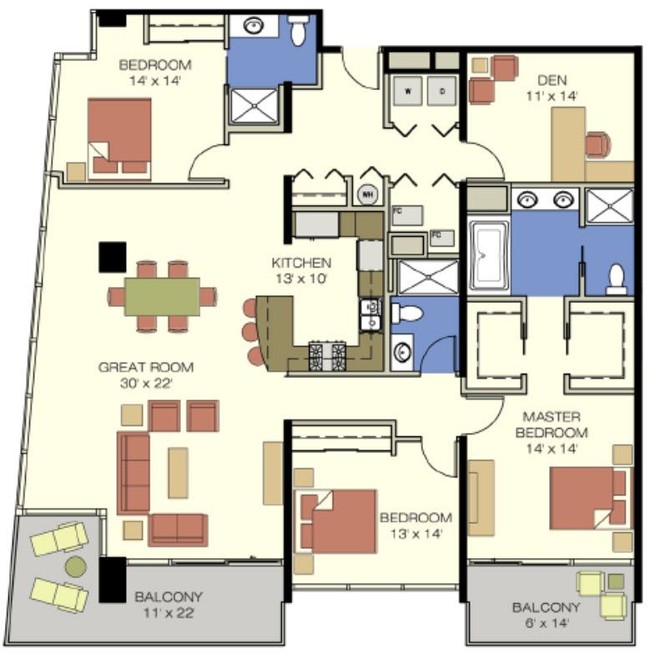 Floorplan - The VUE at Lake Eola