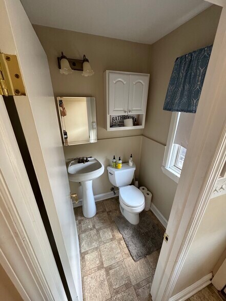 1/2 bath first floor - 130 Chews Landing Rd