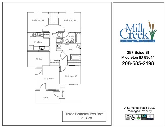 3BR/2BA - Mill Creek Commons