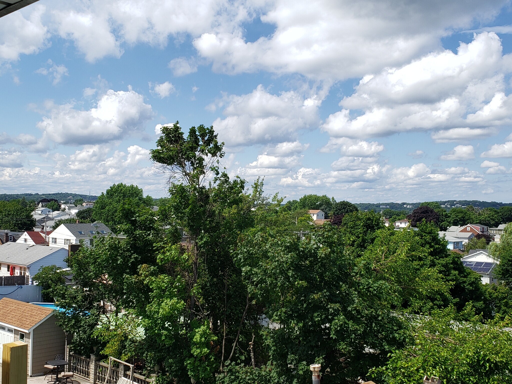View 2 from private deck - 48 Hauman St