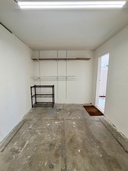Garage entry to back patio - 310 20th St