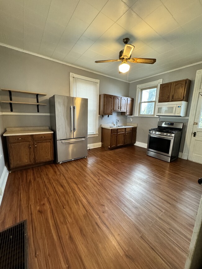 Spacious eat-in kitchen. - 105 Maple Ave