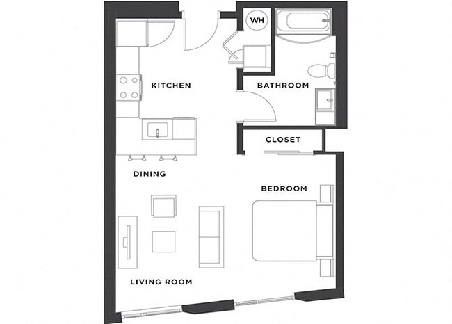 Floorplan - The Fowler Apartments