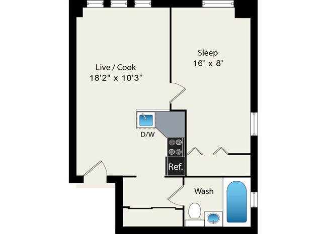 Floorplan - Reside on Clarendon