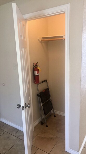 Storage closet in hallway - 1305 Kings Way