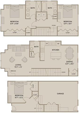 Floorplan - Northshore Townhomes