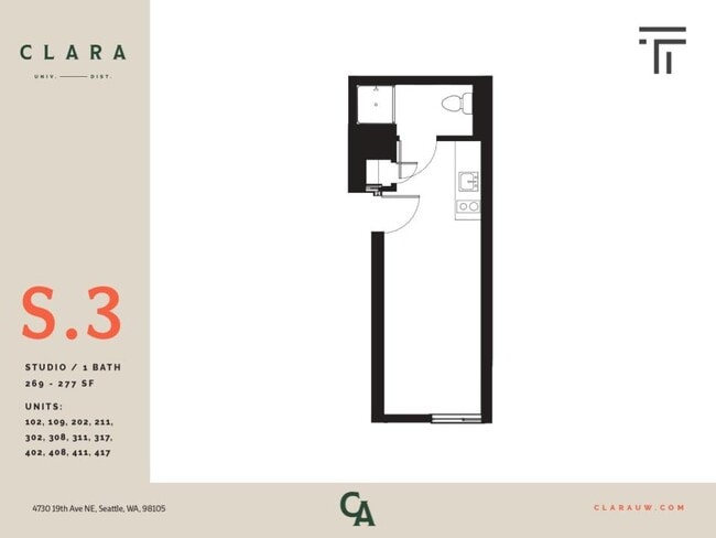 Floorplan - Clara Apartments