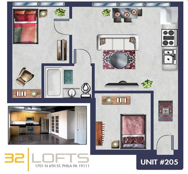 2BD/1BA - Button Factory