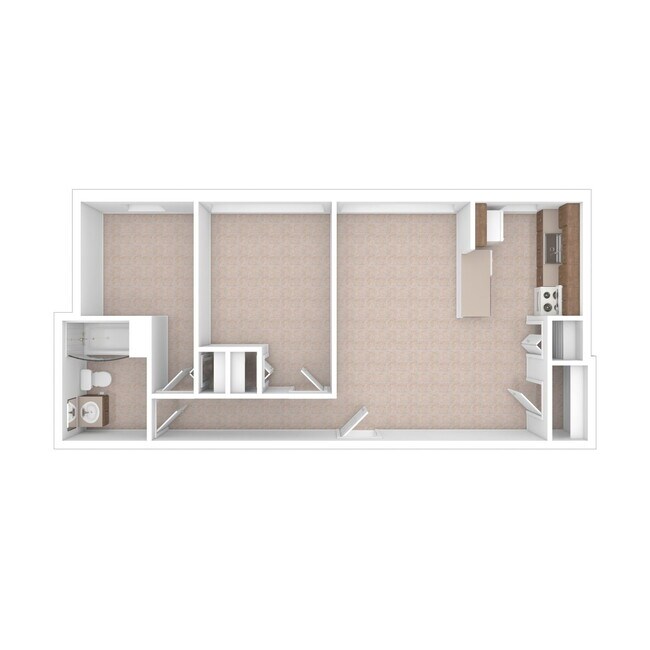 Floorplan - Carver Terrace Apartments