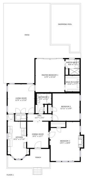 Building Photo - North Oak Cliff home with pool, spa & back...