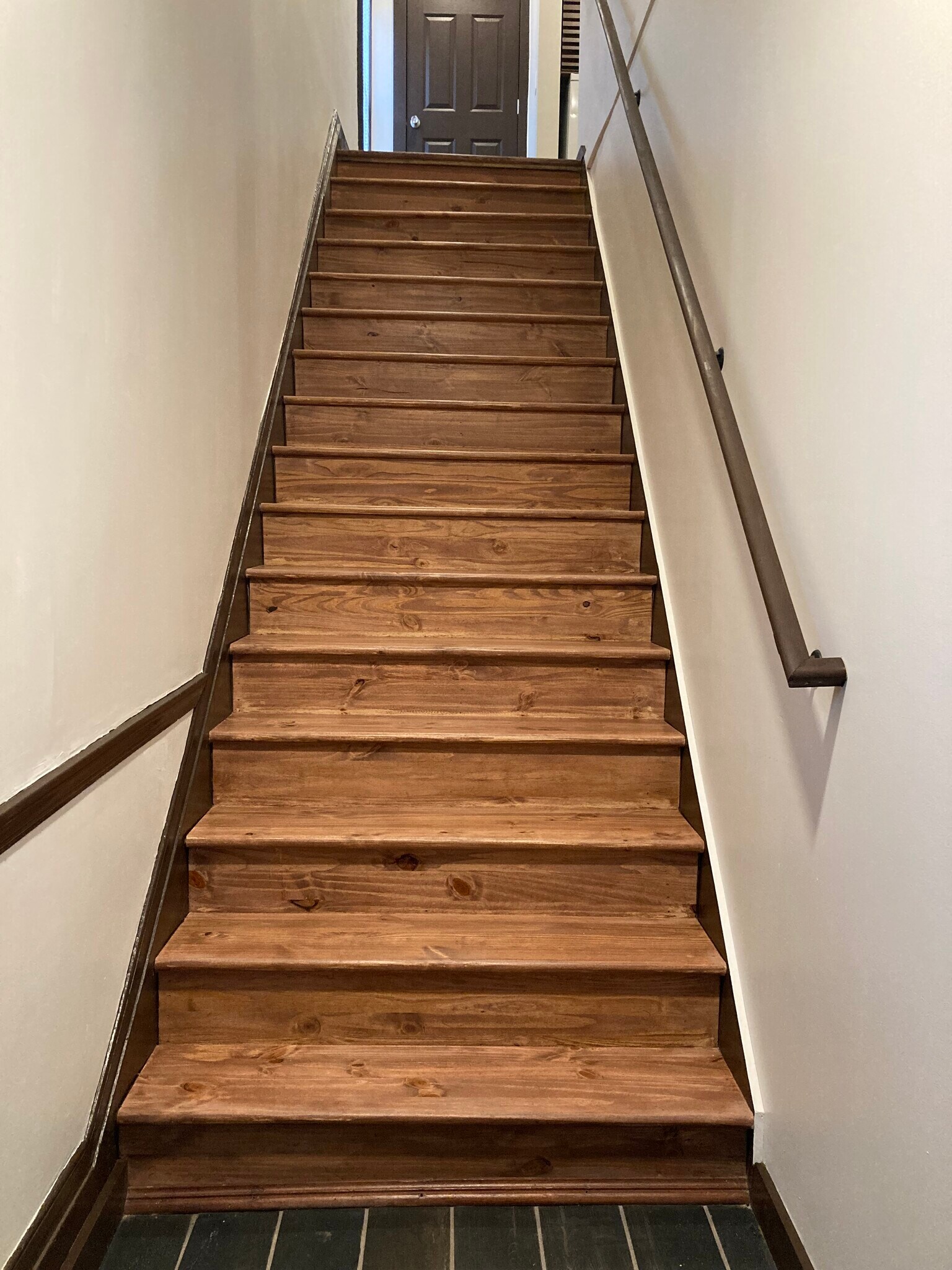 Interior stairs to Second Floor - 203 Main St