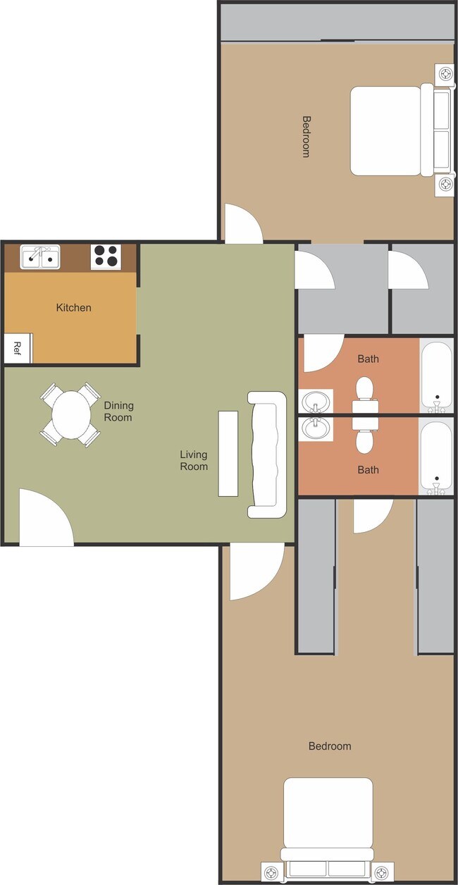 Floorplan - The Sherry Apartments