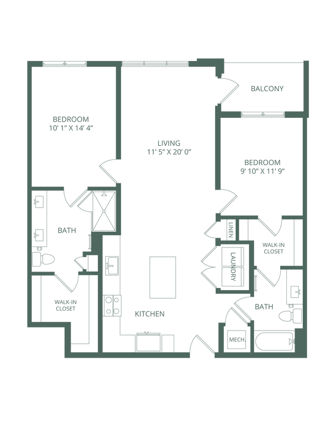 Floorplan - The Bellevue