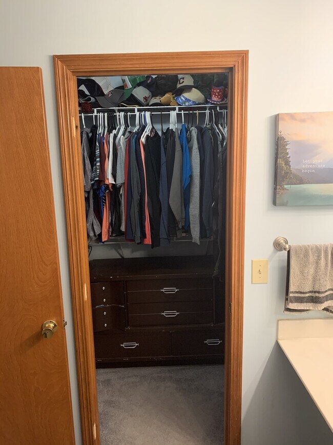 First floor master bath and closet - 5546 Breshly Way