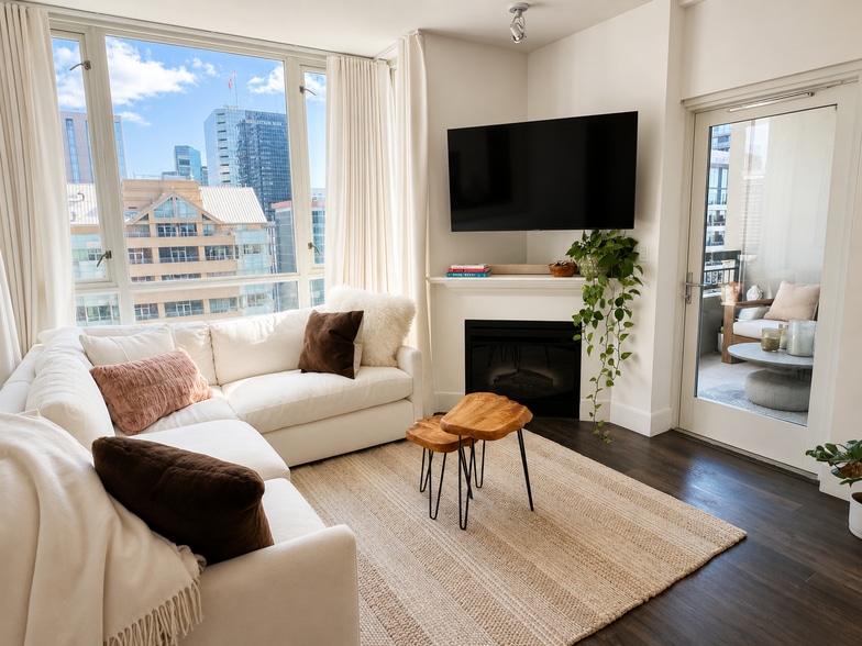 Living Room - 300 W Beech St