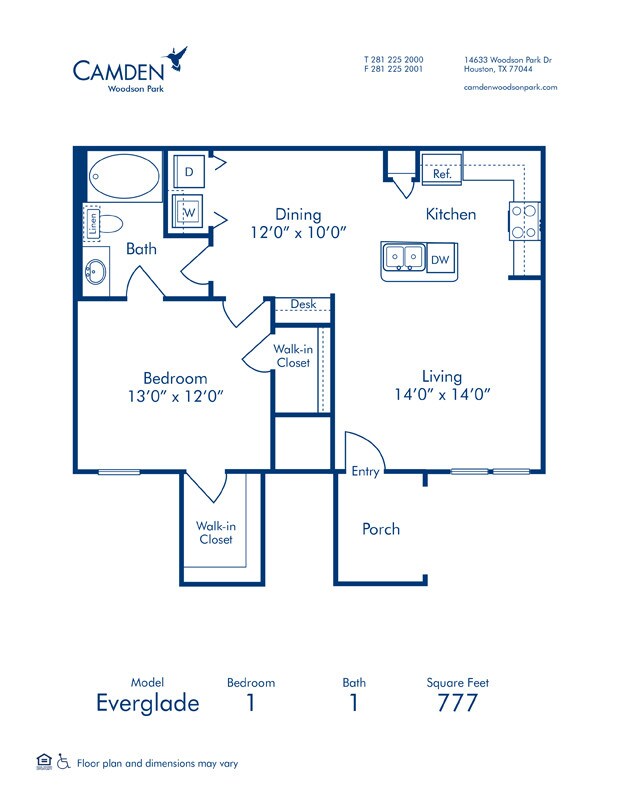Floorplan - Camden Woodson Park