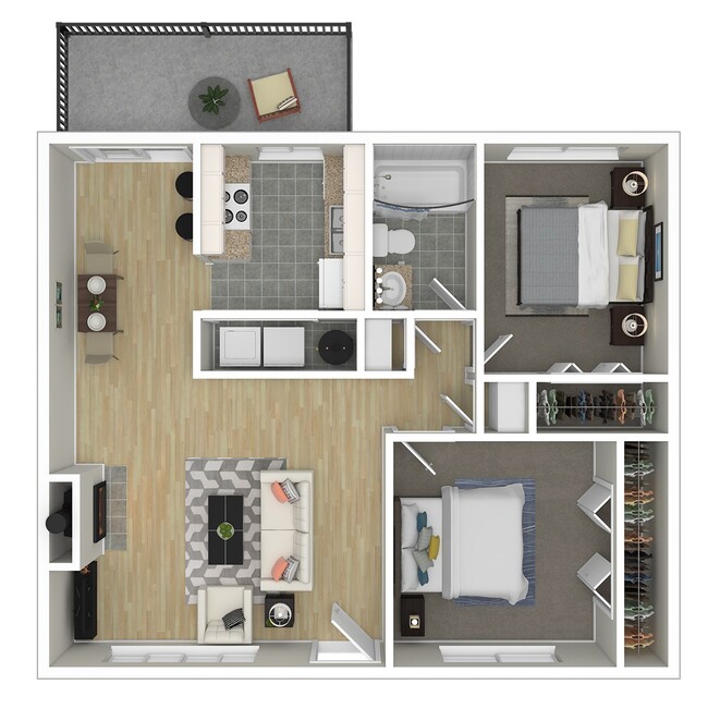 Floorplan - Harrison Square Apartments