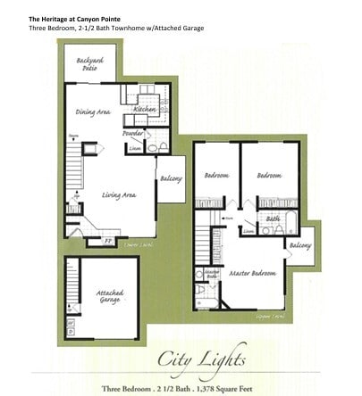 Floor Plan - Heritage at Canyon Pointe Apartments