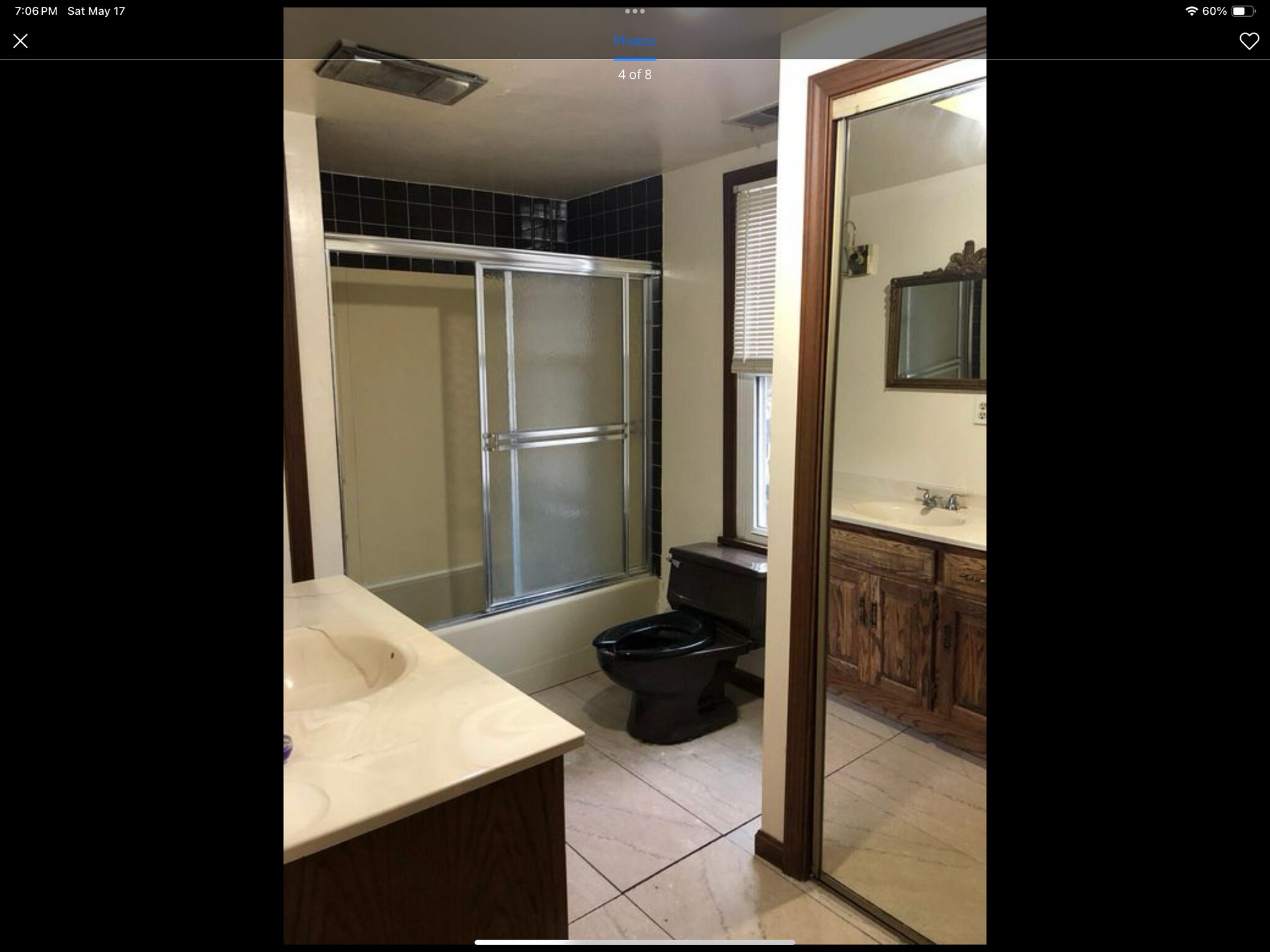 Bathroom with marble floors - 1918 E 123rd St