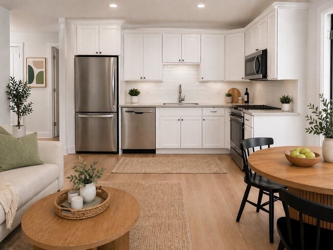 2-Bedroom Kitchen - Residences on Main