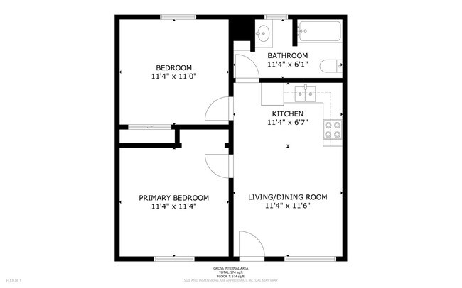 Building Photo - Upstairs 2 bed, 1 bath Apartment