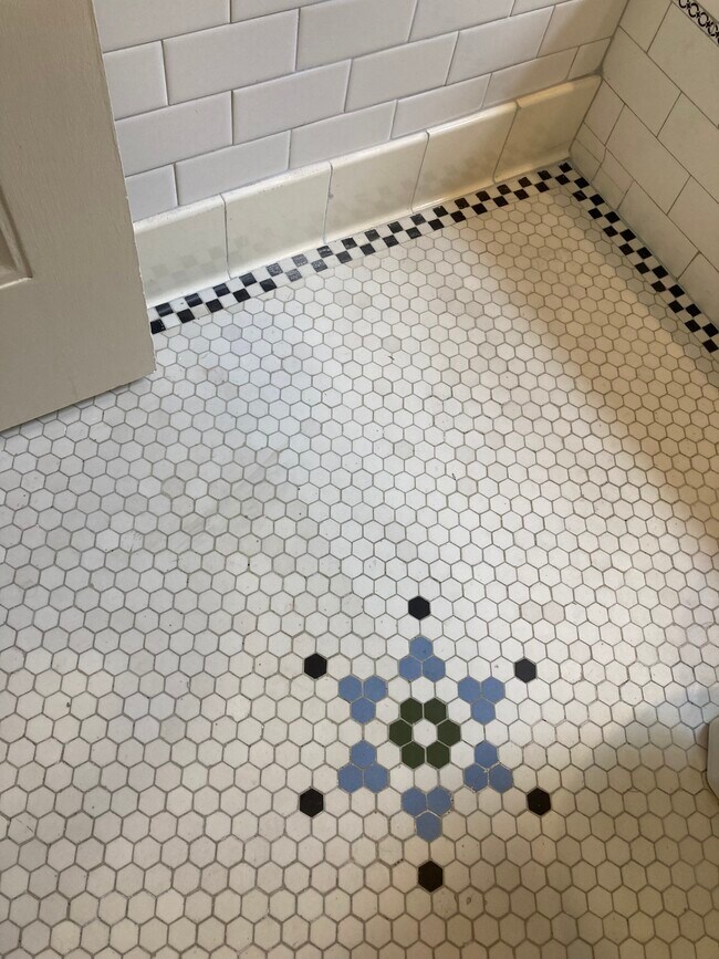 Bath-original tile floor - 903 E 2nd St