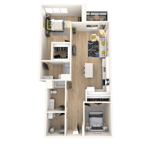 Floorplan - Main Living Apartments